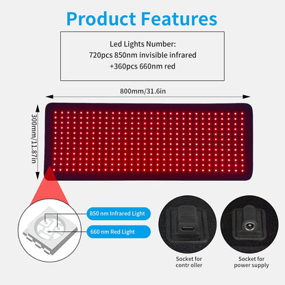 Red Light Therapy Blanket - For Serious Recovery & Healing